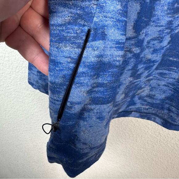 Lululemon Men's Surge Warm 1/2 Zip Fleece Pullover Sweater in Blue Data Rush M - Picture 7 of 13